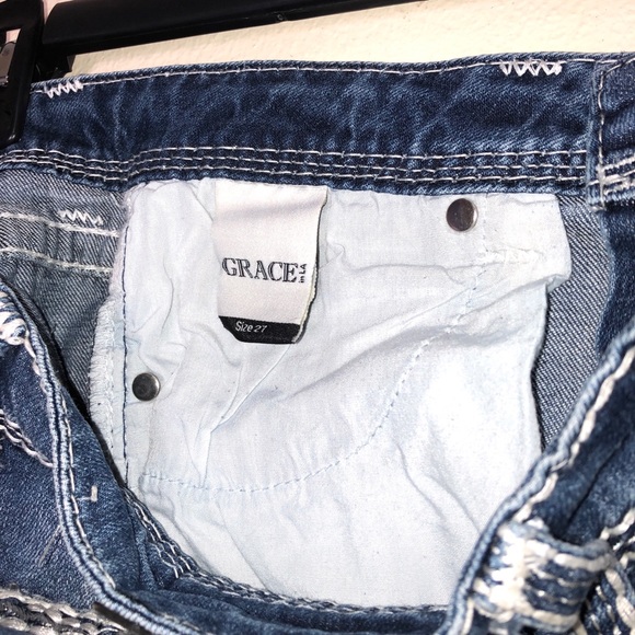 Grace in LA Jeans Womens Size 27 Low Rise Straight Leg - Picture 6 of 6